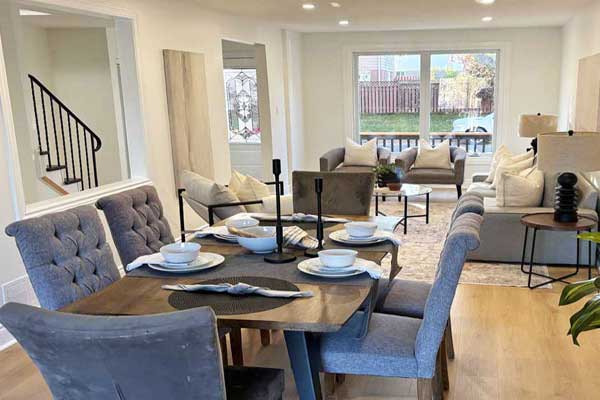 Renovated Dining Living Room